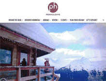 Tablet Screenshot of peekholidays.com